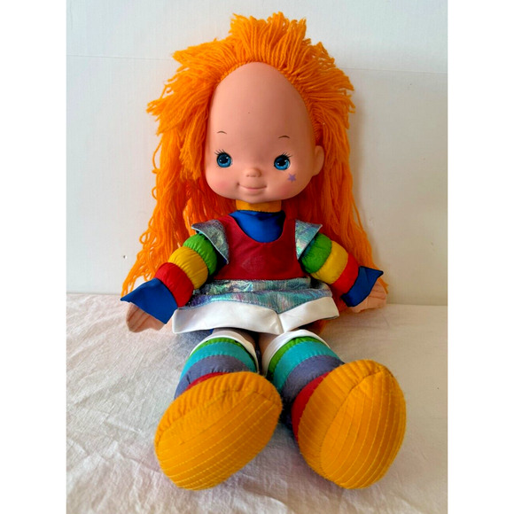Vintage 1983 Rainbow Brite LARGE 18" Doll Plush Hallmark Mattel Toy - Picture 1 of 14